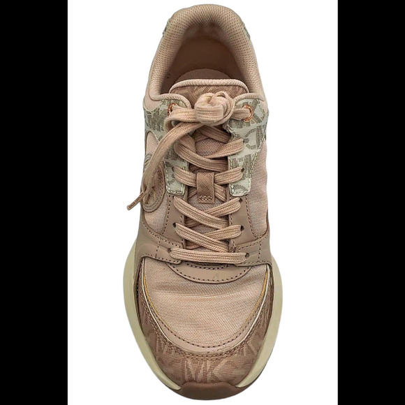 Michael Kors Women's Zuma Two-Tone Logo and Mesh Trainer Ballet - Medium - Picture 2 of 3